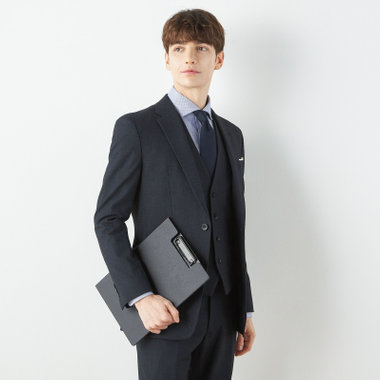 SUIT SELECT スーツセレクト スリーピーススーツ A5 紺緑チェック SUIT SELECT スーツセレクト スリーピーススーツ A5 紺緑