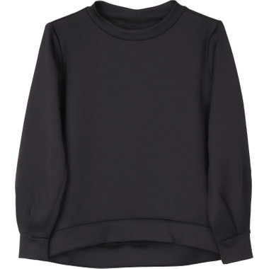 【WEB限定/OUTLET】【SL/長袖】ハイネック コクーンシルエットプルオーバー/ブラック