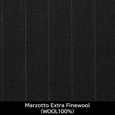 【日本製】【MEN'S】【パターンオーダー】【CLASSICO TAPERED W】【秋冬】スーツ/グレー×ストライプ/Marzotto Extra Finewool (WOOL100% )