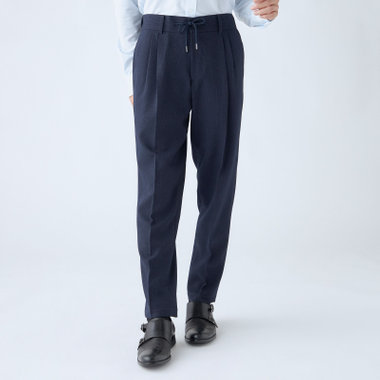 スーツセレクト　SUIT SELECT　春秋　100％ウールスーツ　青色A4 WEB限定/OUTLET】【CLASSICO TAPERED】【秋冬】2釦シングル