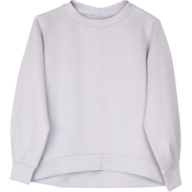 【WEB限定/OUTLET】【SL/長袖】ハイネック /コクーンシルエットプルオーバー/グレー