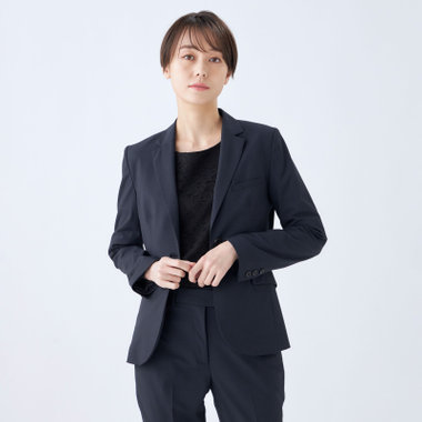 美品✨ スーツセレクト パンツ スーツ セットアップ 洗える チェック SUIT SELECT セットアップ 「洗える4釦ダブルジャケット＋パンツ