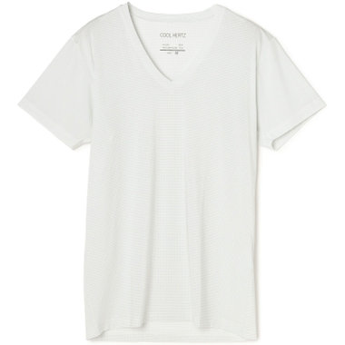 ＼ワイシャツ用ビジネスアンダー/【COOL HERTZ:クールヘルツ】 Vネック半袖アンダーシャツ