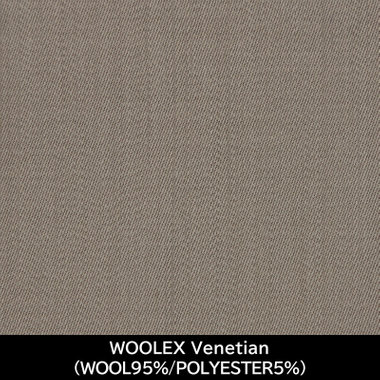 【日本製】【MEN'S】【パターンオーダー】【KSW】【春夏】スーツ/ベージュ/WOOLEX Venetian (WOOL95% POLYESTER5%)