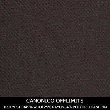 【国内縫製】【WOMEN'S】【パターンオーダー】【RELAX TAPERED】【春夏】スーツ/ブラウン/CANONICO OFFLIMITS (POLYESTER49% WOOL25% RAYON24% POLYURETHANE2%)