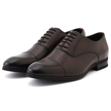ストレートチップドレスシューズ/ブラウン/牛革/セメント製法