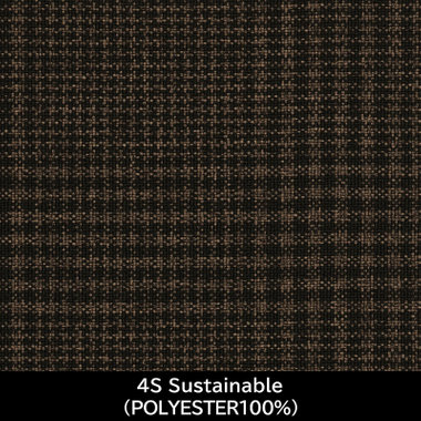 【日本製】【MEN'S】【パターンオーダー】【CLASSICO TAPERED S】【春夏】スーツ/ブラウン×チェック/4S Sustainable (POLYESTER100%)