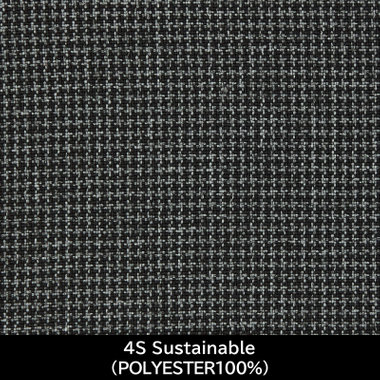 【日本製】【MEN'S】【パターンオーダー】【CLASSICO TAPERED S】【春夏】スーツ/グレー×ハウンドトゥース/4S Sustainable (POLYESTER100%)
