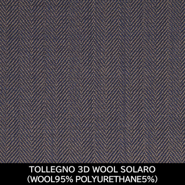 【国内縫製】【MEN'S】【パターンオーダー】【SLIM TAPERED】【春夏】スーツ/ブラウン/TOLLEGNO 3D WOOL SOLARO (WOOL95% POLYURETHANE5%)