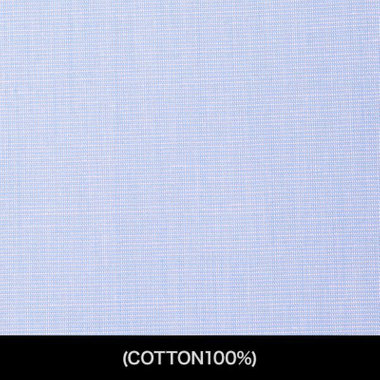 【国内縫製】【パターンオーダー】ワイシャツ・ドレスシャツ/ブルー(COTTON100%)