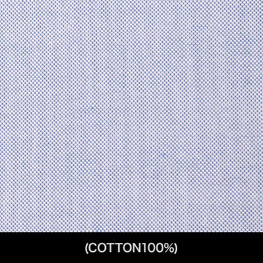 【国内縫製】【パターンオーダー】ワイシャツ・ドレスシャツ/ブルー(COTTON100%)
