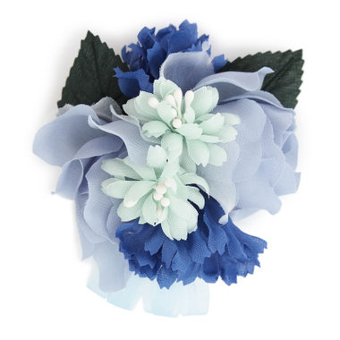 コサージュ/ブルー