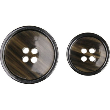 【WEB限定/OUTLET】カラー釦/ブラック