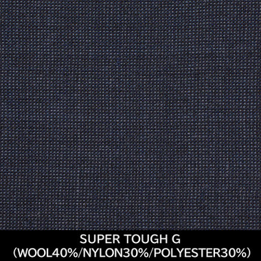【国内縫製】【MEN'S】【パターンオーダー】【CLASSICO TAPERED W】【春夏】スーツ/ネイビー/SUPER TOUGH G (WOOL40%/NYLON30%/POLYESTER30%)