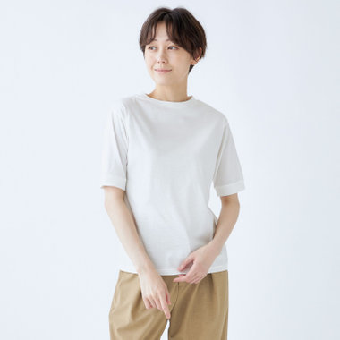 【SILVER LINE/半袖】Tシャツ/ホワイト