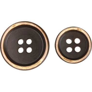 【WEB限定/OUTLET】トースト釦/ブラウン