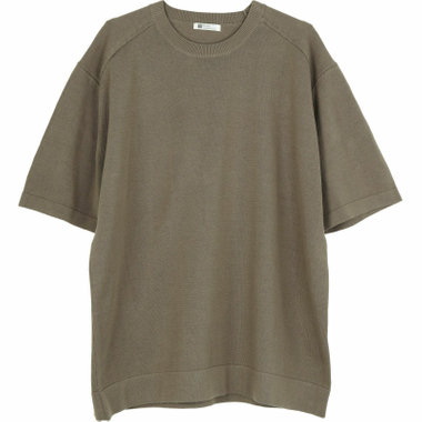 【WEB限定/OUTLET】【発送在庫あり】【RBC】【半袖】ニットTシャツ/カーキ