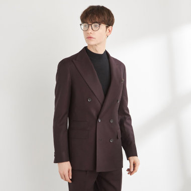 【極美品】スーツセレクト マルゾット ダブル セットアップ ブラウン Y5 極美品】スーツセレクト マルゾット ダブル セットアップ ブラウン Y5