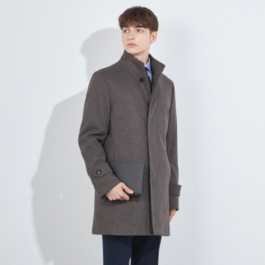 【BL】ショートスタンドコート/グレー