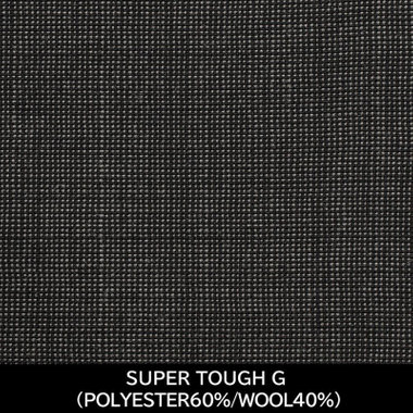 【国内縫製】【MEN'S】【パターンオーダー】【SLIM TAPERED】【春夏】スーツ/グレー/SUPER TOUGH G (WOOL40%/NYLON30%/POLYESTER30%)