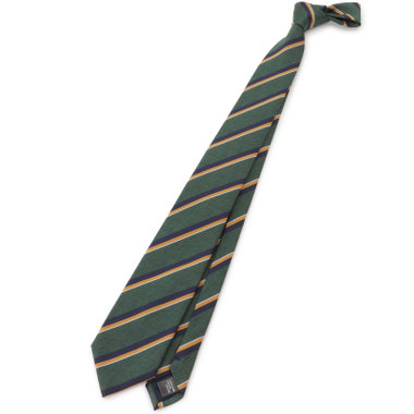BLACK LINE】ポリエステルシルクストライプネクタイ 7.5cm幅
