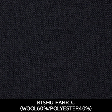 【日本製】【WOMEN'S】【パターンオーダー】【RELAX TAPERED】【秋冬】スーツ/ネイビー×シャドーストライプ/BISHU FABRIC (WOOL60%/POLYESTER40%)