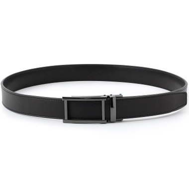 【フリーアジャスト仕様/5mm間隔/32段階】バックルベルト 3.0cm幅/ブラック(ウエスト94cmまで対応)