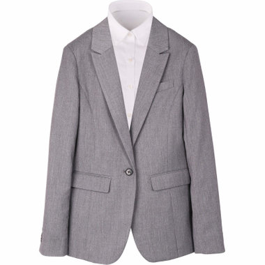 【WEB限定/OUTLET/汚れ・キズ等有】【RELAX TAPERED】【年間】1釦ジャケット/グレー×ソリッド/ウォッシャブル