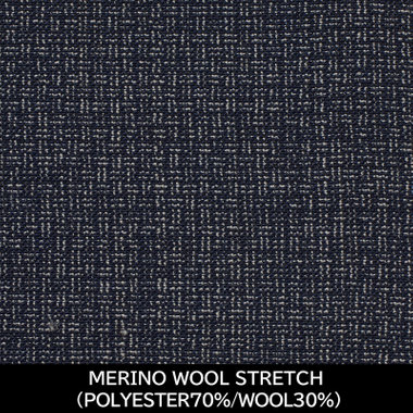【国内縫製】【MEN'S】【パターンオーダー】【CLASSICO TAPERED S】【春夏】スーツ/グレー/MERINO WOOL STRETCH (POLYESTER70%/WOOL30%)