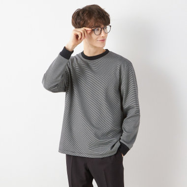 【RBC/長袖】ボーダーシャツ/ブラック