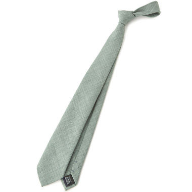 【BLACK LINE】ポリエステルソリッドネクタイ 7.5cm幅/ベージュ/ウォッシャブル