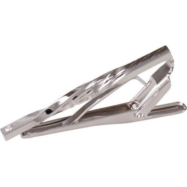 タイクリップ 45mm×3mm/シルバー+クリア