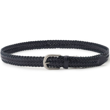 ピンバックルメッシュベルト 3.0cm幅/ネイビー(ウエスト91cmまで対応)