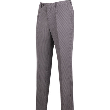 【WEB限定/OUTLET】【RBC】【春夏】1タックテーパードパンツ/グレー＆ブラック×ハウンドトゥース/ウエストシャーリング