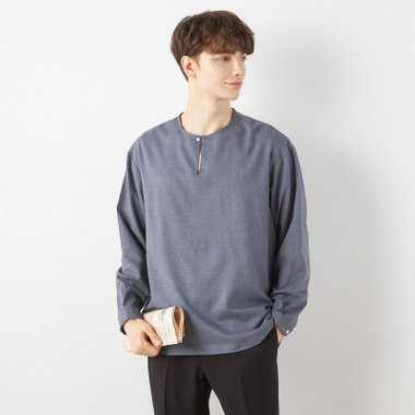 【RBC/長袖】プルオーバーシャツ/ネイビー