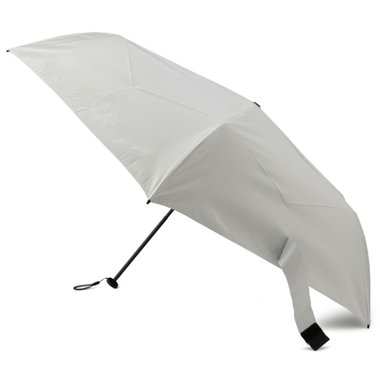 【晴雨兼用】【形状記憶折りたたみ傘】ホワイト