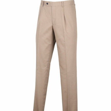 【WEB限定/OUTLET】【CLASSICO TAPERED】【秋冬】コットンブレンド 1タックテーパードパンツ/ライトブラウン