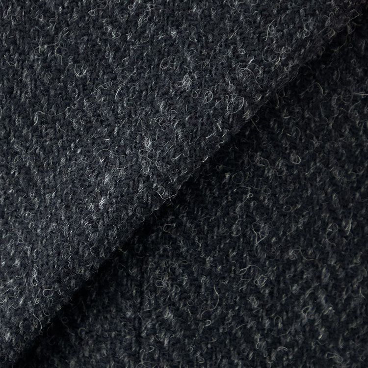 シルバーライン 【発送在庫あり】【CLASSICO TAPERED】【秋冬】ジレ(ベスト)/グレー×ヘリンボーン+ツイード/Harris Tweed hand woven in the outer hebrides of scotland グレー濃色