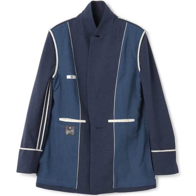 シルバーライン 【SILVER LINE】【【年間】1釦シングルパンツスーツ/ネイビー/ウォッシャブル/Naturemier/※パンツ裾上げ済仕様 紺中間