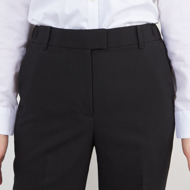 シルバーライン 【SILVER LINE】【年間】パンツ/ブラック/4S SUSTAINABILITY&ECOLOGY FABRIC/※裾直し必要 黒