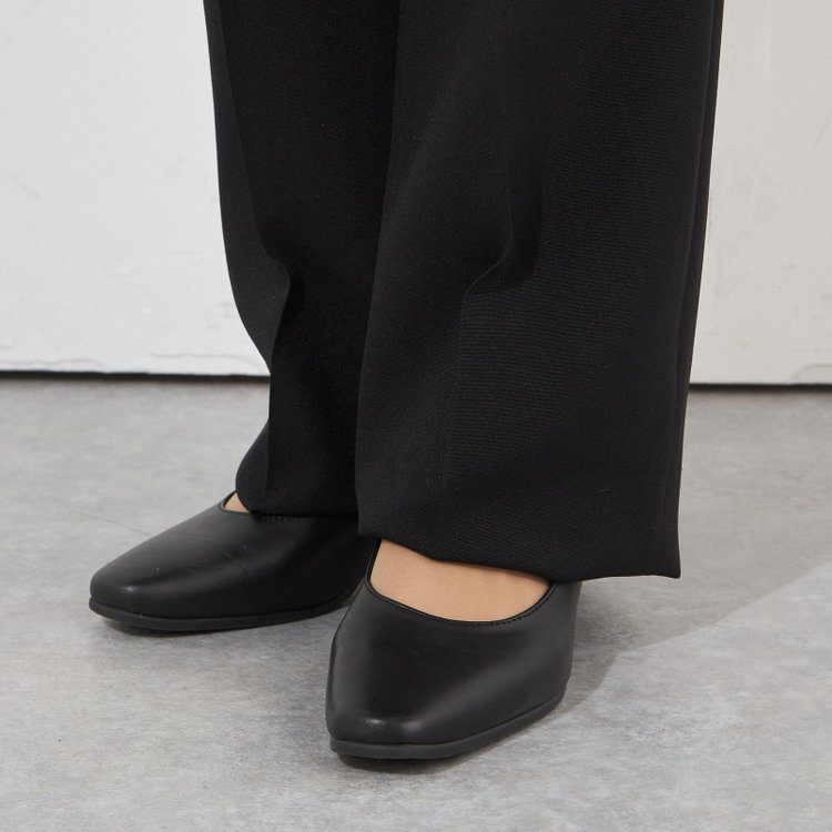 シルバーライン 【SILVER LINE】【年間】パンツ/ブラック/4S SUSTAINABILITY&ECOLOGY FABRIC/※裾直し必要 黒