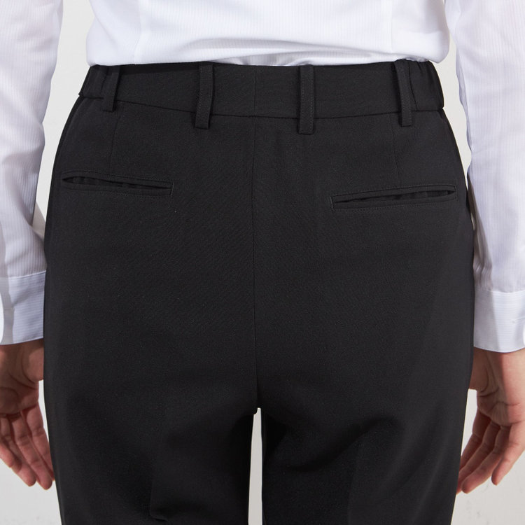 シルバーライン 【SILVER LINE】【年間】パンツ/ブラック/4S SUSTAINABILITY&ECOLOGY FABRIC/※裾直し必要 黒