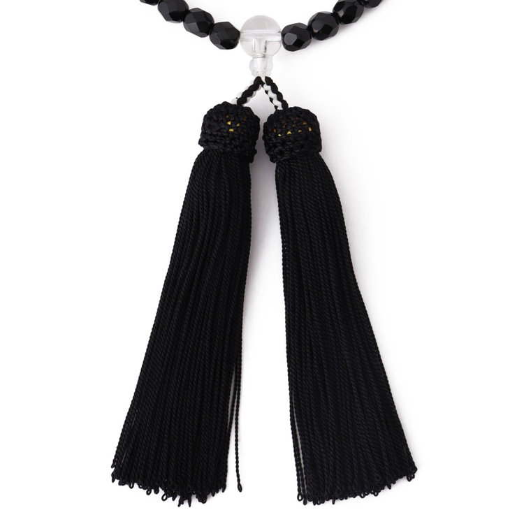 ソノタ 【日本製】念珠/極上黒切子 黒