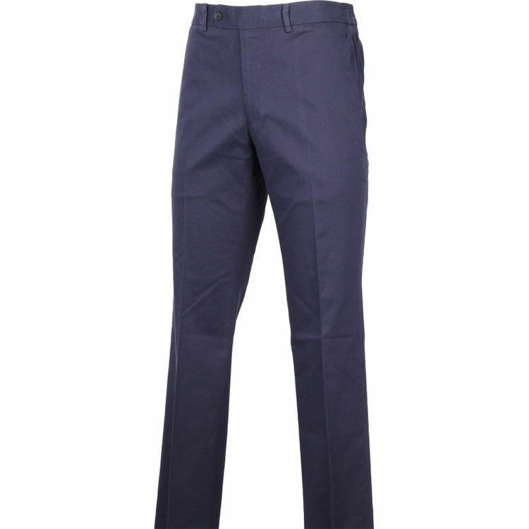 SUIT SELECT　アウトレット 【WEB限定/OUTLET/汚れ・変色・キズ等有】【RBC】【秋冬】コットンブレンド 0タックテーパードパンツ/シャーリング仕様/ネイビー ネイビー系(紺)