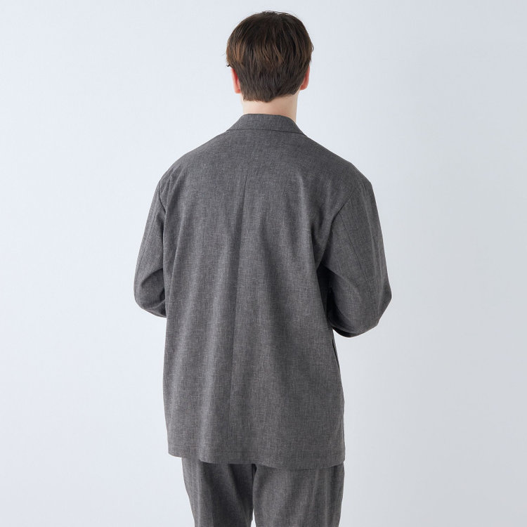 シルバーライン 【RBC】【春夏】2釦オーバーサイズジャケット/ブラック 黒