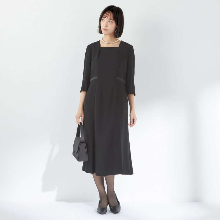 ソノタ 【SL】【年間】ノーカラー前開きアンサンブルレディースフォーマル 黒