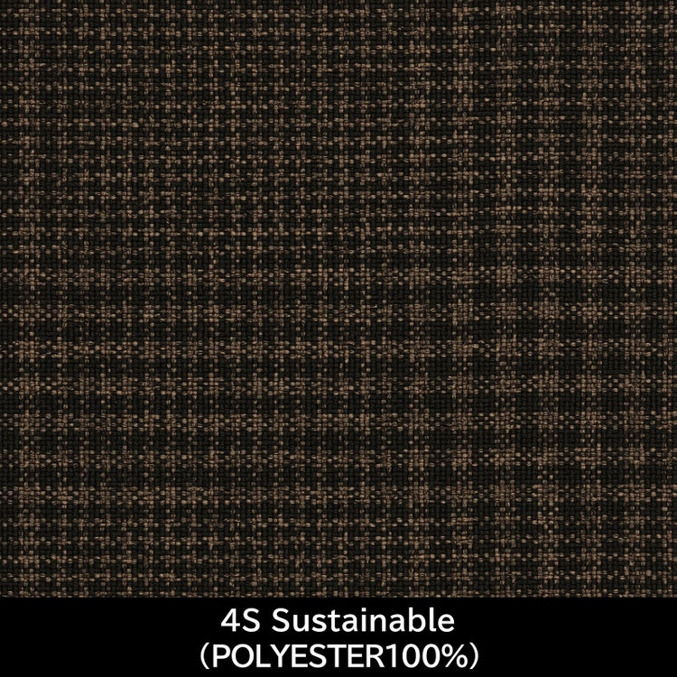 スーツセレクト 【国内縫製】【MEN'S】【パターンオーダー】【KSW】【春夏】スーツ/ブラウン×チェック/4S Sustainable (POLYESTER100%) 茶中間