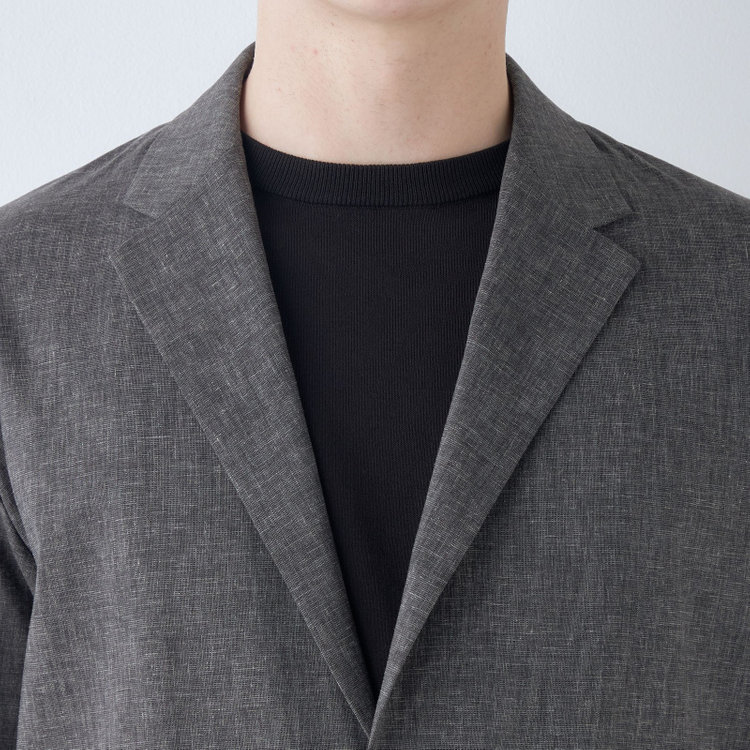 シルバーライン 【RBC】【春夏】2釦オーバーサイズジャケット/ブラック 黒