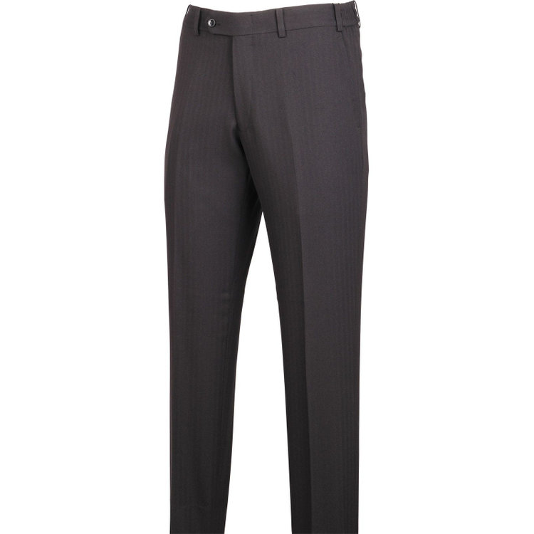 スーツセレクト 【WEB限定/OUTLET】【SLIM TAPERED_2】【年間】2釦シングルスリーピーススーツ 0タック/ブラック×シャドーストライプ/4S/※パンツ裾上げ済仕様 ブラック系(黒)