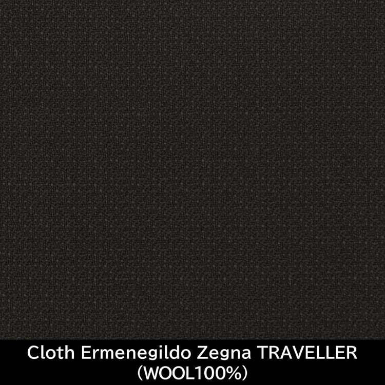 スーツセレクト 【日本製】【WOMEN'S】【パターンオーダー】【RELAX TAPERED】【春夏】スーツ/ブラック/Cloth Ermenegildo Zegna TRAVELLER(WOOL100%) ブラック系(黒)